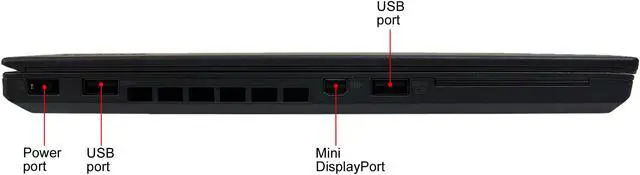 Alt view image 6 of 7 - Lenovo Laptop Intel Core i5-6300U 16GB Memory 1000 SSD 14.0" Non-Touch Screen Windows 10 T460