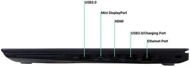 Alt view image 3 of 4 - Lenovo Laptop Intel Core i5-6300U 16GB Memory 480 SSD 14.0" Non-Touch Screen Windows 10 T460S
