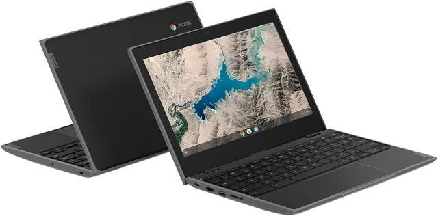 Alt view image 8 of 12 - Lenovo 100e Chromebook 2nd Gen 81QB000AUS Chromebook MTK MT8173C (2.1 GHz) 4 GB Memory 16 GB eMMC 11.6" Chrome OS