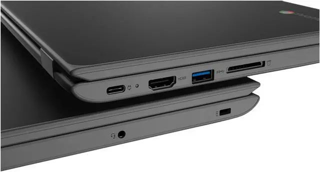 Alt view image 7 of 12 - Lenovo 100e Chromebook 2nd Gen 81QB000AUS Chromebook MTK MT8173C (2.1 GHz) 4 GB Memory 16 GB eMMC 11.6" Chrome OS
