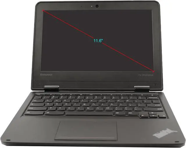 Alt view image 4 of 7 - Lenovo ThinkPad 11e Grade A Chromebook Intel Celeron N3150 (1.60 GHz) 4 GB Memory 16 GB eMMC 11.6" Chrome OS