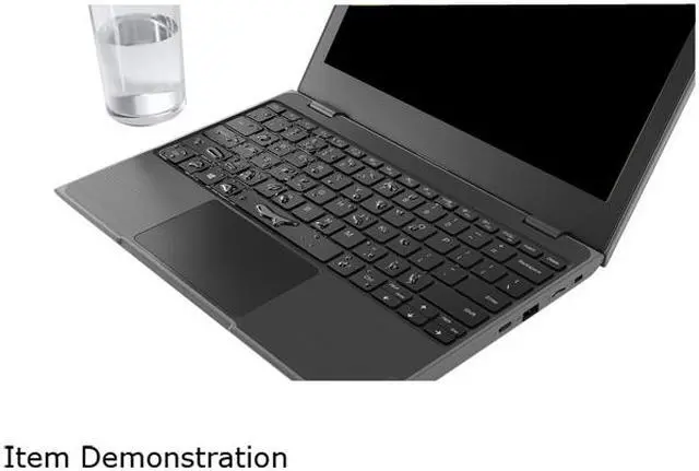 Alt view image 9 of 10 - Lenovo Laptop 100e 81CYX502US Intel Celeron N3350 (1.1 GHz) 4 GB LPDDR4 Memory 128 GB eMMC Intel HD Graphics 500 11.6" Windows 10 Pro 64-bit