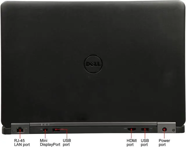 Alt view image 3 of 8 - DELL Grade B Laptop Intel Core i5-5300U 8GB Memory 256 GB SSD 14.0" Non-Touch Screen Windows 10 Pro 64-Bit E7450