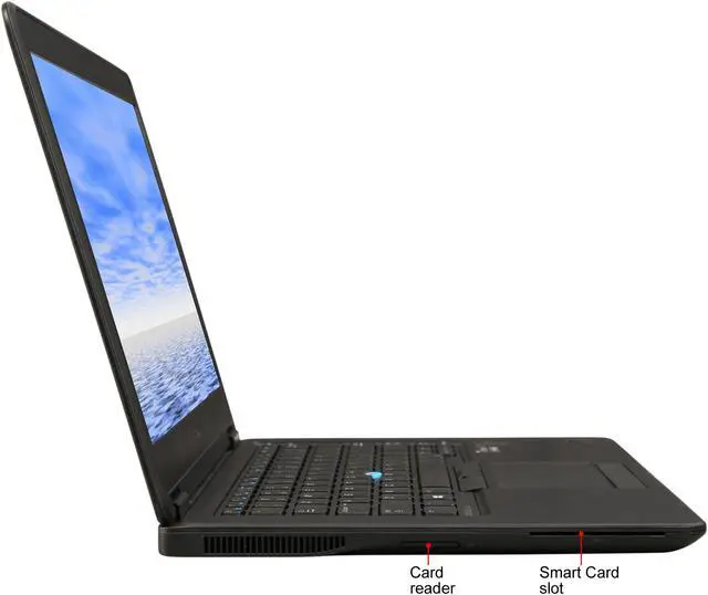 Alt view image 4 of 8 - DELL Grade B Laptop Intel Core i5-5300U 8GB Memory 256 GB SSD 14.0" Non-Touch Screen Windows 10 Pro 64-Bit E7450