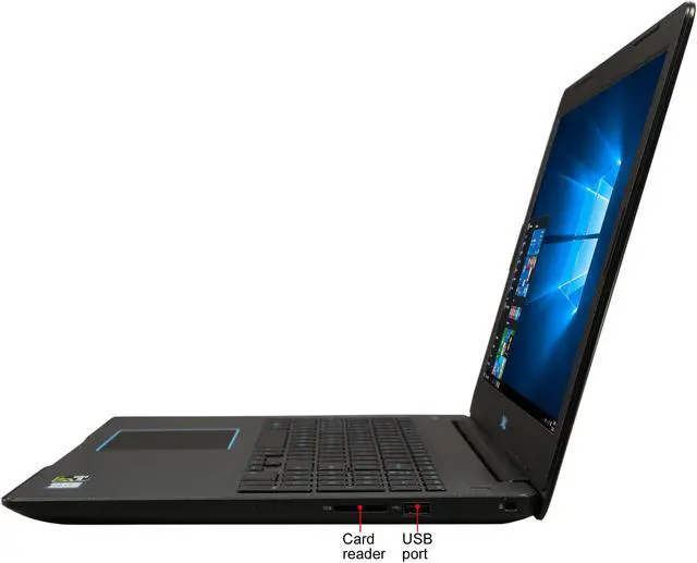 Alt view image 2 of 8 - DELL G3579-5467BLK-PUS 15.6" Intel Core i5 8th Gen 8300H (2.30 GHz) NVIDIA GeForce GTX 1050 Ti 8 GB Memory 1 TB SSHD (8 GB Cache) Windows 10 Home 64-Bit Gaming Laptop