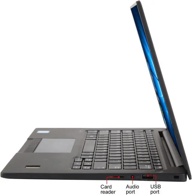 Alt view image 6 of 8 - DELL Laptop Latitude Intel Core m7-6Y75 16GB Memory 256 GB SSD Intel HD Graphics 515 13.3" Touch Screen Windows 10 Pro 7370 M7