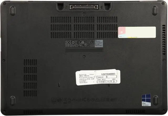 Alt view image 12 of 13 - DELL 12.5" Intel Core i5-6300U 8GB Memory 128GB SSD Windows 10 Pro 64-bit