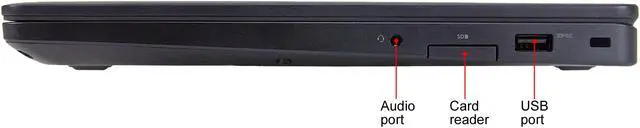 Alt view image 5 of 6 - DELL Laptop Intel Core i5-6300U 8GB Memory 240 SSD 14.0" Non-Touch Screen Windows 10 E5470