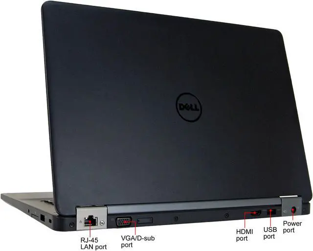 Alt view image 6 of 6 - DELL E5470 Laptop Intel Core i5 6300U (2.40 GHz) 8 GB Memory 128 SSD 14.0" Windows 10