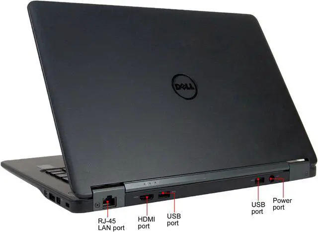 Alt view image 5 of 5 - DELL Laptop Intel Core i5-5300U 8GB Memory 128 SSD 12.5" Non-Touch Screen Windows 10 E7250