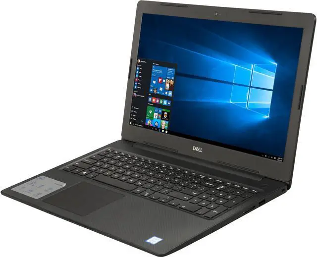 Main image of DELL Laptop Vostro Intel Core i3-8145U 4GB Memory 128 GB SSD Intel UHD Graphics 620 15.6" Non-Touch Screen Windows 10 Pro 64-bit 6HD0T