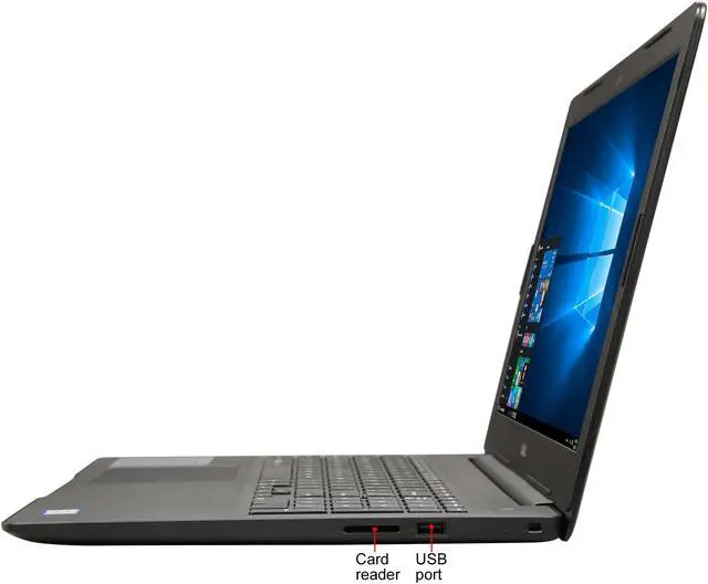 Alt view image 2 of 8 - DELL Laptop Vostro Intel Core i3-8145U 4GB Memory 128 GB SSD Intel UHD Graphics 620 15.6" Non-Touch Screen Windows 10 Pro 64-bit 6HD0T