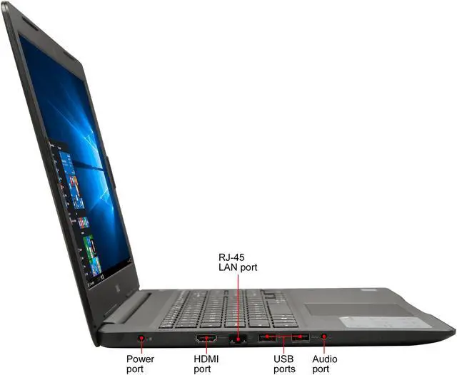 Alt view image 4 of 8 - DELL Laptop Vostro Intel Core i3-8145U 4GB Memory 128 GB SSD Intel UHD Graphics 620 15.6" Non-Touch Screen Windows 10 Pro 64-bit 6HD0T