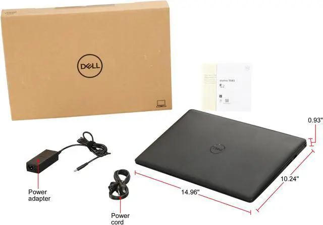 Alt view image 8 of 8 - DELL Laptop Vostro Intel Core i5-8265U 8GB Memory 256 GB SSD Intel UHD Graphics 620 15.6" Non-Touch Screen Windows 10 Pro 64-bit 3WX7T