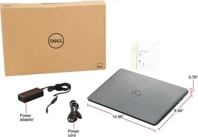 Alt view image 8 of 8 - DELL Laptop Vostro Intel Core i7-8565U 8GB Memory 256 GB SSD NVIDIA GeForce MX130 15.6" Non-Touch Screen Windows 10 Pro 64-bit 9PJCR