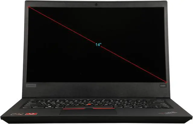 Alt view image 5 of 7 - Lenovo ThinkPad 14.0" AMD Ryzen 5 2500U 8GB Memory DDR4 2400 256GB SSD Windows 10 Pro 64-Bit E485 (20KU001KUS)