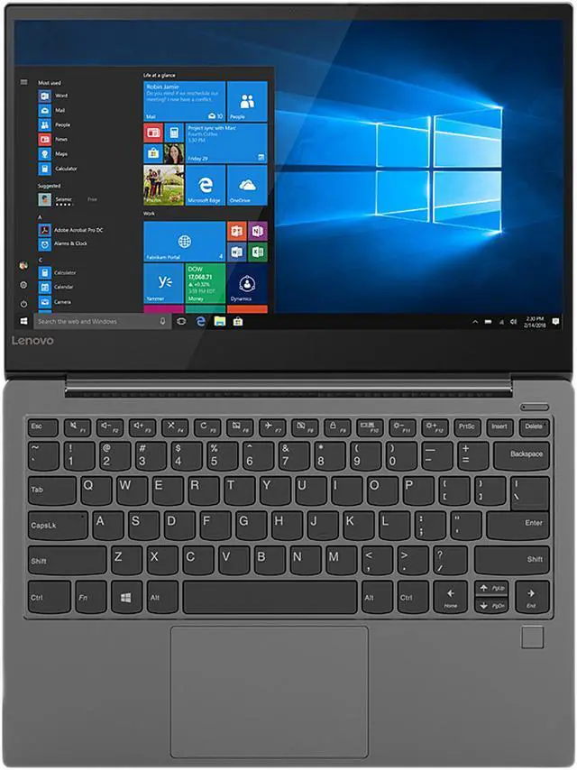 Alt view image 14 of 16 - Lenovo Laptop IdeaPad 730S Intel Core i5-8265U 8GB Memory 256 GB NVMe SSD Intel UHD Graphics 620 13.3" Non-Touch Screen Windows 10 Home 64-bit 81JB0004US