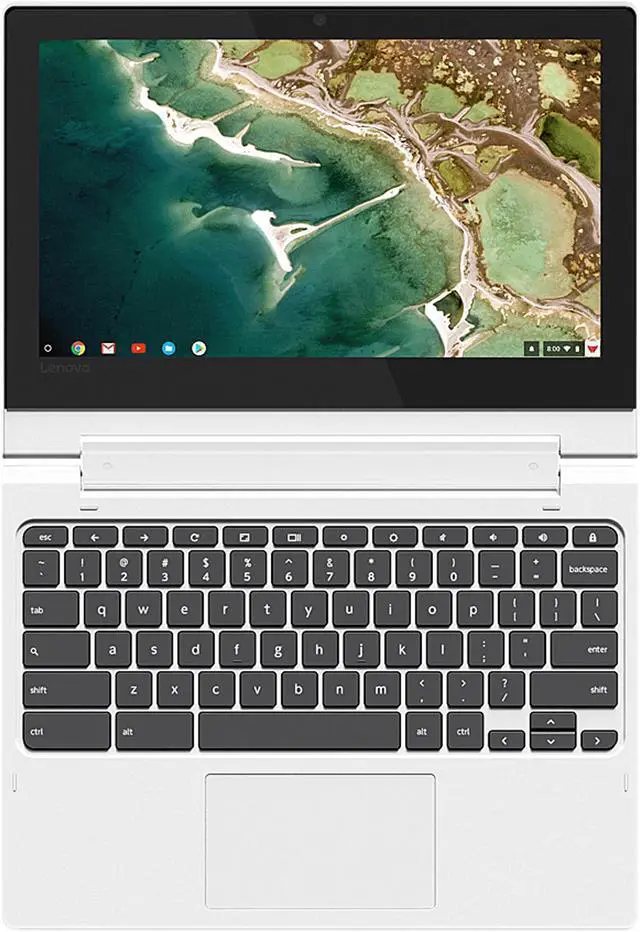 Alt view image 17 of 20 - Lenovo C330 Flip Chromebook MediaTek MTK MT8173C 2.10 GHz 4 GB Memory 64 GB eMMC PowerVR GX6250 11.6" Chrome OS Thin and Light Touchscreen Laptop 81HY0000US