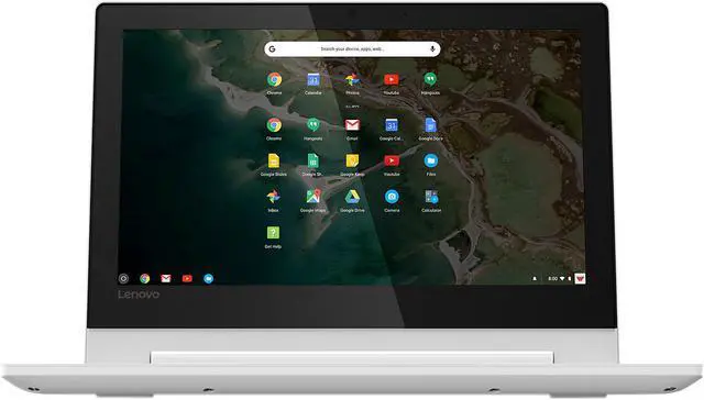 Alt view image 7 of 20 - Lenovo C330 Flip Chromebook MediaTek MTK MT8173C 2.10 GHz 4 GB Memory 64 GB eMMC PowerVR GX6250 11.6" Chrome OS Thin and Light Touchscreen Laptop 81HY0000US