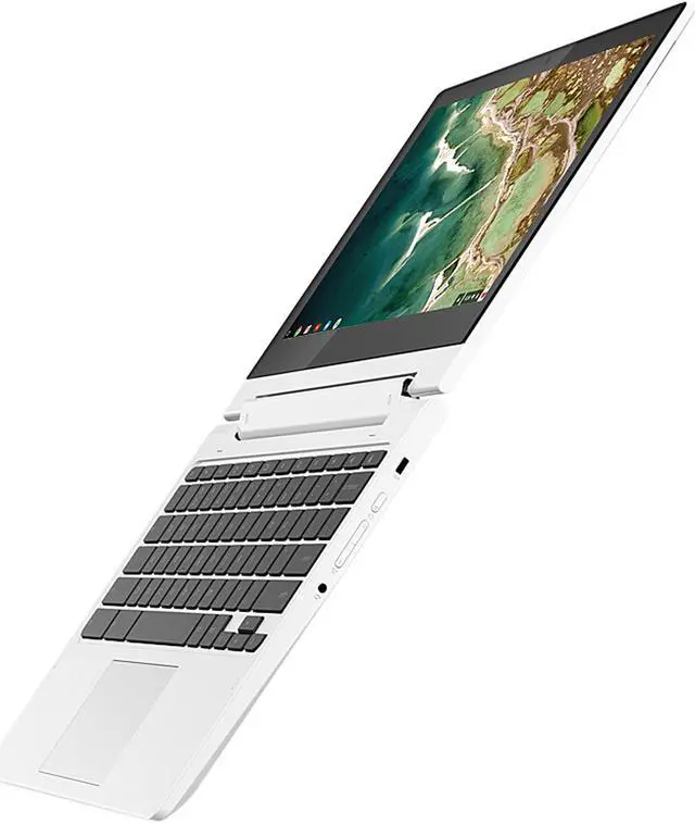 Alt view image 16 of 20 - Lenovo C330 Flip Chromebook MediaTek MTK MT8173C 2.10 GHz 4 GB Memory 64 GB eMMC PowerVR GX6250 11.6" Chrome OS Thin and Light Touchscreen Laptop 81HY0000US