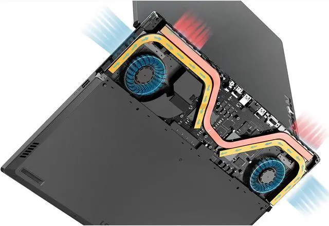 Alt view image 16 of 19 - Lenovo Legion Y730-15ICH - 15.6" GeForce GTX 1050 Ti - Intel Core i5-8300H  - 16GB Memory - 256 GB PCIe SSD - Windows 10 Home 64-bit - Gaming Laptop - IPS (81HD001TUS )
