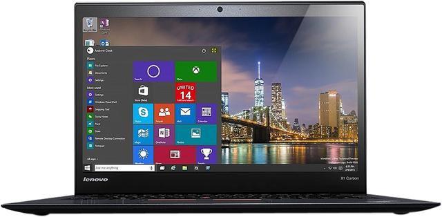 Lenovo Grade A Laptop ThinkPad Intel Core i7 5th Gen 5600U (2.60GHz) 8GB  Memory 256 GB SSD Intel HD Graphics 5500 14.0