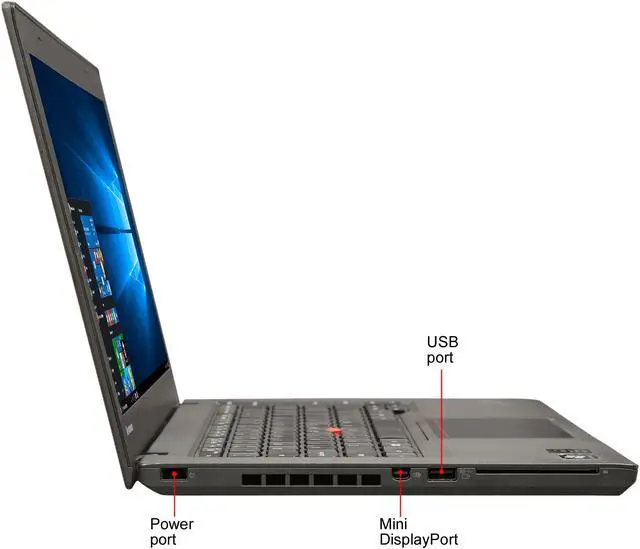 Alt view image 4 of 8 - Lenovo Grade A Laptop ThinkPad Intel Core i5-4300U 8GB Memory 500GB HDD 14.0" Non-Touch Screen Windows 10 Pro 64-Bit T440