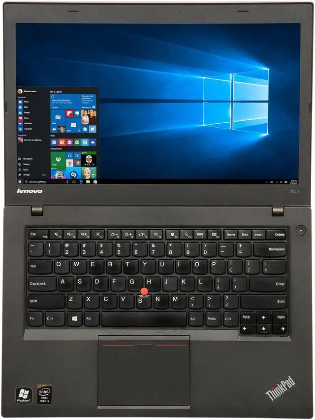 Alt view image 6 of 8 - Lenovo Grade A Laptop ThinkPad Intel Core i5-4300U 8GB Memory 500GB HDD 14.0" Non-Touch Screen Windows 10 Pro 64-Bit T440