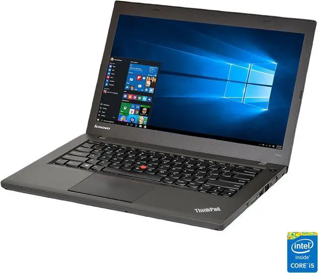 Main image of Lenovo Grade A Laptop ThinkPad Intel Core i5-4300M 8GB Memory 128 GB SSD 14.0" Windows 10 Pro 64-bit T440