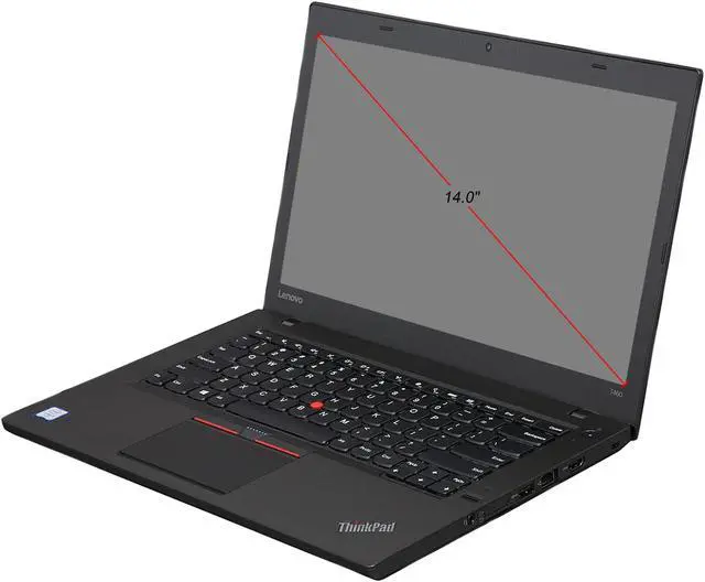 Alt view image 3 of 3 - Lenovo Grade A Laptop ThinkPad Intel Core i5-6300U 8GB Memory 500GB HDD 14.0" Windows 10 Pro 64-bit T460