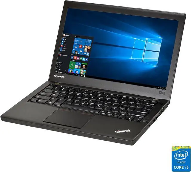 Main image of Lenovo Grade A Laptop ThinkPad Intel Core i5-4300U 8GB Memory 128 GB SSD 12.5" Windows 10 Pro 64-bit X240