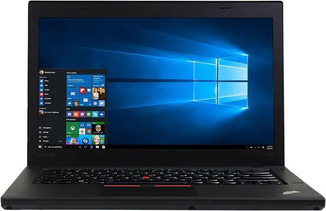 Main image of Lenovo Laptop Intel Core i5-6300U 8GB Memory 240 SSD 14.0" Non-Touch Screen Windows 10 T460