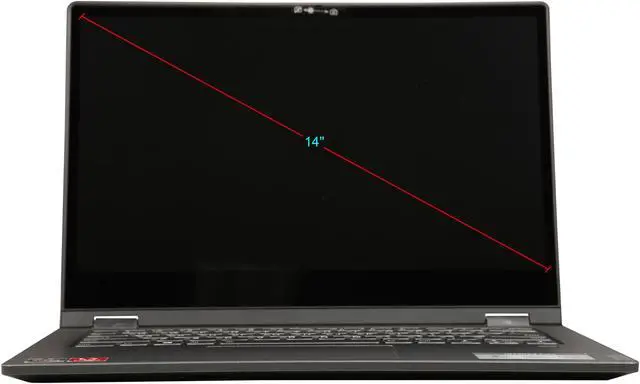 Alt view image 7 of 9 - Lenovo Flex-14API AMD Ryzen 7 3700U 8GB Memory 256 GB SSD AMD Radeon RX Vega 10 14.0" 10-point Multi-touch 1920 x 1080 Convertible 2-in-1 Laptop Windows 10 Home 64-bit 81SS0002US