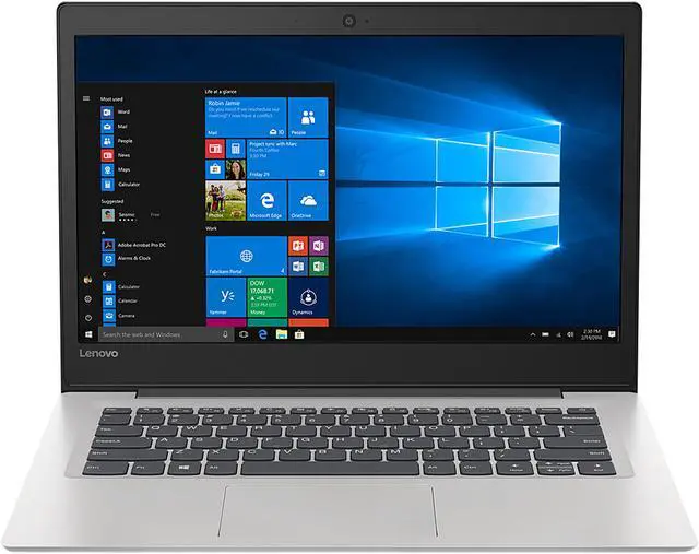 Alt view image 2 of 18 - Lenovo IdeaPad 130S-14IGM 81KU0002US 14" Notebook - 1366 x 768 - Pentium Silver N5000 - 4 GB RAM - 128 GB SSD - Mineral Gray