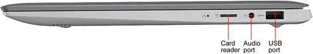 Alt view image 17 of 18 - Lenovo IdeaPad 130S-14IGM 81KU0002US 14" Notebook - 1366 x 768 - Pentium Silver N5000 - 4 GB RAM - 128 GB SSD - Mineral Gray