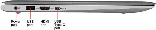 Alt view image 18 of 18 - Lenovo IdeaPad 130S-14IGM 81KU0002US 14" Notebook - 1366 x 768 - Pentium Silver N5000 - 4 GB RAM - 128 GB SSD - Mineral Gray