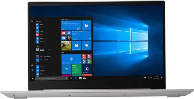 Alt view image 3 of 18 - Lenovo Laptop IdeaPad S340 Intel Core i5-8265U 8GB Memory 256 GB SSD Intel UHD Graphics 620 15.6" Touch Screen Windows 10 Home 64-bit 81QF0001US