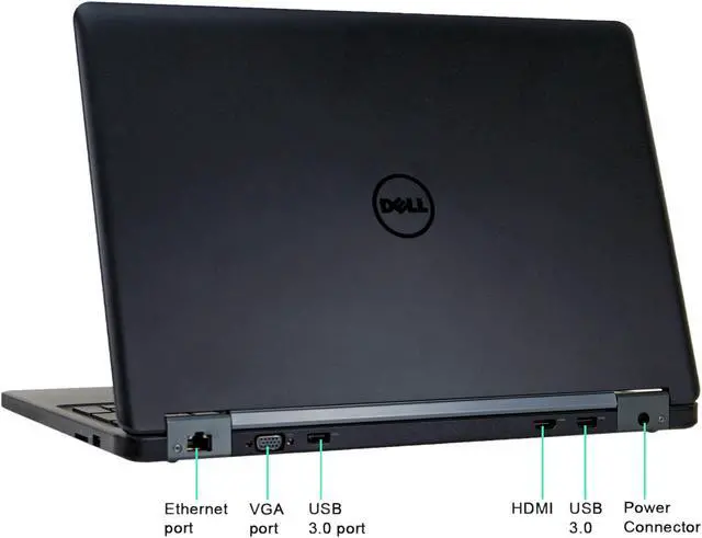 Alt view image 5 of 5 - DELL Latitude E5550 Laptop Intel Core i5 5th Gen 5300U (2.30 GHz) 8 GB Memory 500 GB HDD 15.6" Windows 10 Pro 64-bit Grade B