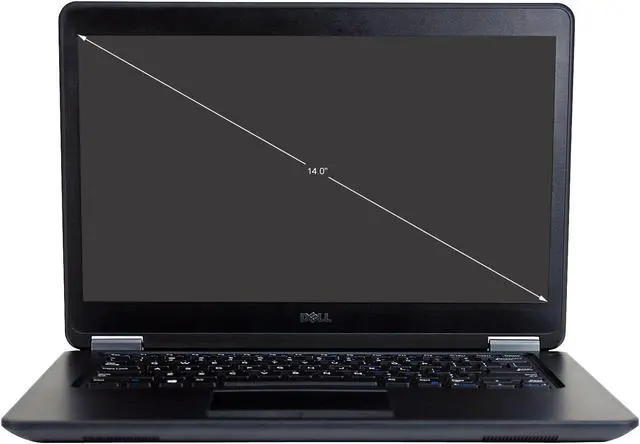 Alt view image 2 of 5 - DELL Latitude E7450 Laptop Intel Core i7 5th Gen 5600U (2.60 GHz) 16 GB Memory 256 GB SSD Intel HD Graphics 5500 14.0" Windows 10 Pro 64-bit Grade A