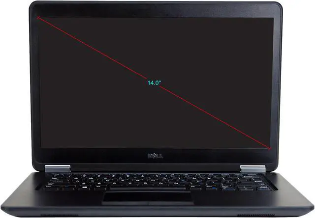 Alt view image 2 of 5 - DELL Grade B Laptop Intel Core i7-5600U 8GB Memory 500GB HDD 14.0" Non-Touch Screen Windows 10 Pro 64-Bit E7450