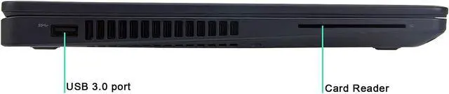 Alt view image 4 of 5 - DELL Latitude E5470 Laptop Intel Core i5 6th Gen 6300U (2.40 GHz) 8 GB Memory 256 GB SSD 14.0" Windows 10 Pro 64-bit Grade A