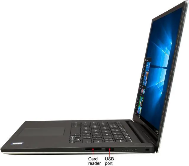 Alt view image 2 of 8 - DELL Laptop XPS 15-9570 Intel Core i5-8300H 8GB Memory 256 GB M.2 PCIe SSD GeForce GTX 1050 15.6" 4K / UHD Touch Screen Windows 10 Home 64-Bit XPS9570-5804SLV