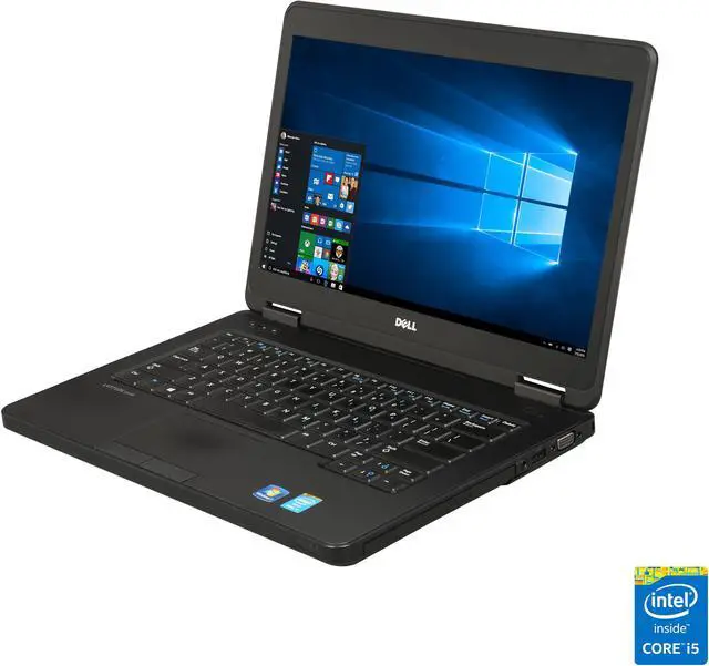 Main image of DELL Grade B Laptop Intel Core i5-4300U 8GB Memory 128 GB SSD 14.0" Windows 10 Pro 64-Bit E5440