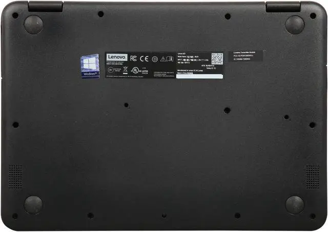 Alt view image 9 of 10 - Lenovo Laptop Intel Celeron N3060 4GB Memory 32 GB eMMC SSD Intel HD Graphics 400 11.6" Windows 10 Pro 64-Bit N23 (80UR001FUS) - OEM
