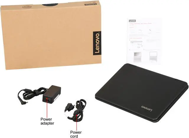 Alt view image 10 of 10 - Lenovo Laptop Intel Celeron N3060 4GB Memory 32 GB eMMC SSD Intel HD Graphics 400 11.6" Windows 10 Pro 64-Bit N23 (80UR001FUS) - OEM