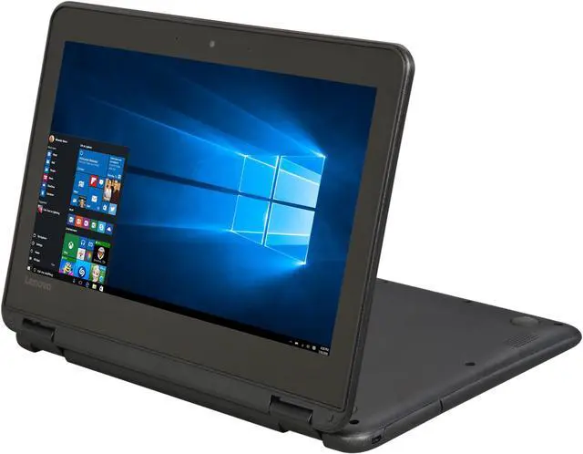 Main image of Lenovo Laptop Intel Celeron N3060 4GB Memory 32 GB eMMC SSD Intel HD Graphics 400 11.6" Windows 10 Pro 64-Bit N23 (80UR001FUS) - OEM
