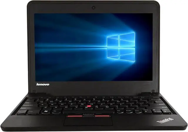 Main image of Lenovo Laptop ThinkPad AMD E-300 4GB Memory 500GB HDD 11.6" Non-Touch Screen Windows 10 Home 64-Bit X131E