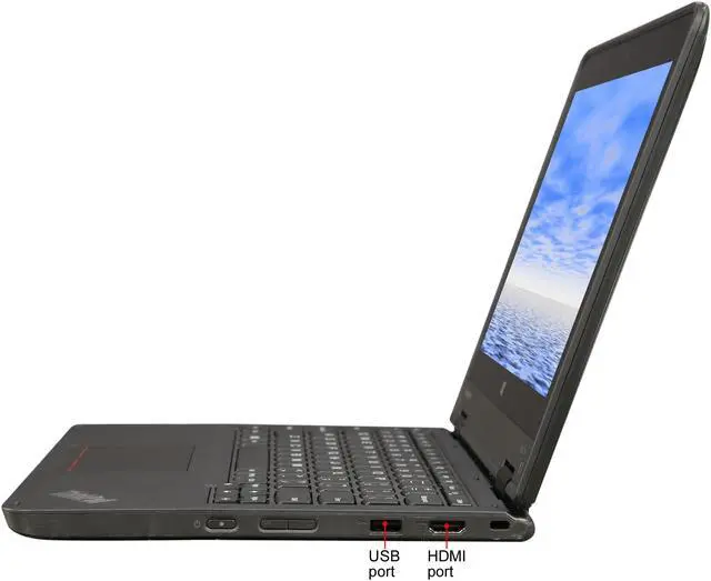Alt view image 2 of 8 - Lenovo ThinkPad Yoga 11e Intel Celeron N2930 (1.83 GHz, Turbo Boost to 2.16 GHz) 4 GB Memory 320 GB HDD Intel HD Graphics 11.6" Touchscreen 1366 x 768 Convertible 2-in-1 Laptop Windows 10 Pro