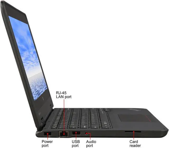 Alt view image 4 of 8 - Lenovo ThinkPad Yoga 11e Intel Celeron N2930 (1.83 GHz, Turbo Boost to 2.16 GHz) 4 GB Memory 320 GB HDD Intel HD Graphics 11.6" Touchscreen 1366 x 768 Convertible 2-in-1 Laptop Windows 10 Pro