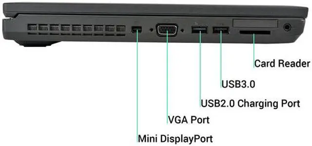 Alt view image 5 of 5 - Lenovo Grade A Laptop T540P Intel Core i5 4th Gen 4300M (2.60 GHz) 8 GB Memory 500 GB SSD 15.6" Windows 10 Pro 64-Bit